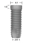 Full OSSEOTITE Certain Parallel Walled (4.1)